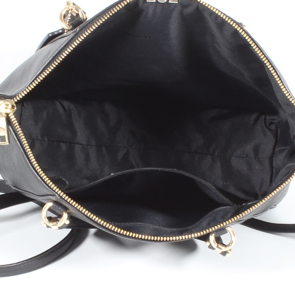 Coach Prairie Satchel Handbag Black Leather Purse - Picture 6 of 11